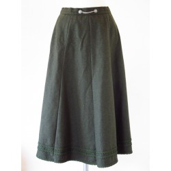 Jægergrøn dirndl nederdel-S